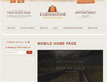 Tablet Screenshot of cornerstoneoftulsa.com